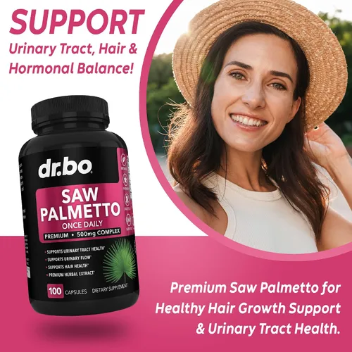 Vista 9 de Myo-inositol y D-Chiro Inositol Saw Palmetto - Relación 401 equilibrio hormonal para mujeres - Saw Palmetto para mujeres pérdida de cabello