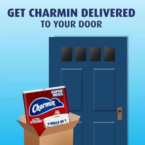Vista 4 de Charmin Papel higiénico ultra fuerte, 6 rollos súper mega = 36 rollos regulares