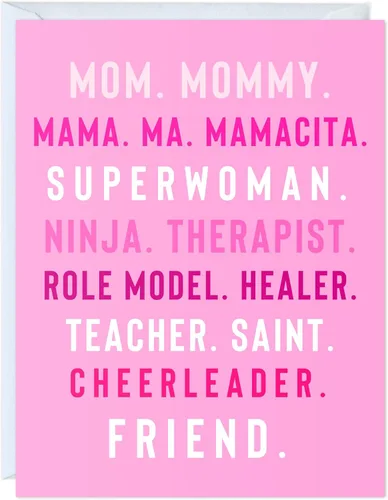 Vista 14 de Tarjeta de felicitación o agradecimiento con mensaje gracioso en inglés (Absolute MILF)