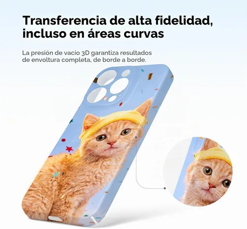 Vista 4 de HTVRONT H17 Phone Case Heat Press -3D Vacuum Sublimation for Android Case