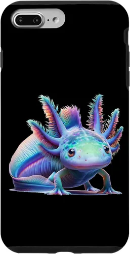 Vista 12 de Carcasa de arte de mundo submarino encantado para iPhone 11 Pro Max con diseño de ajolote mágico