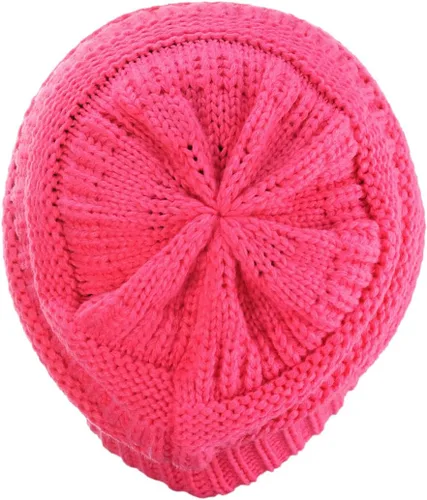 Vista 424 de C.C Trendy Warm Chunky Soft Stretch Cable Knit Beanie