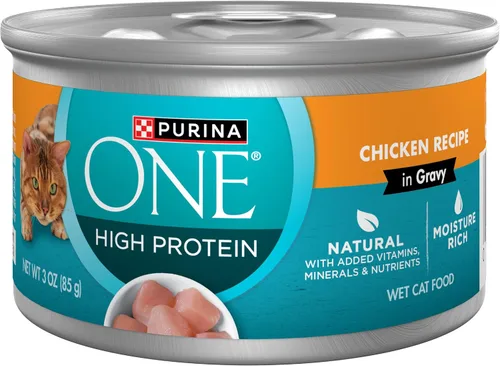 Vista 11 de Purina ONE True Instinct comida húmeda en salsa para gatos - (24) 3 onzas en latas