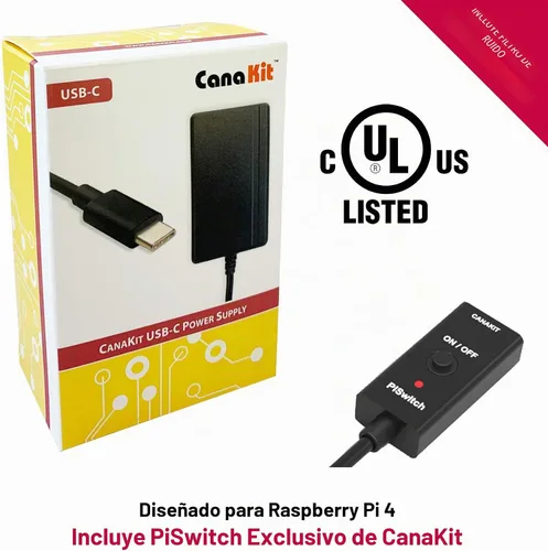 Vista 3 de CanaKit Raspberry Pi 4 Extreme Kit - Edición Aluminio (8GB RAM)