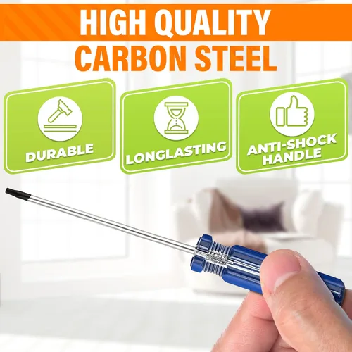 Vista 3 de Leegoal T8 Tamper Proof Desarmador de seguridad Torx chofer controlador inalámbrico y alámbrico para Xbox 360 o PS3.
