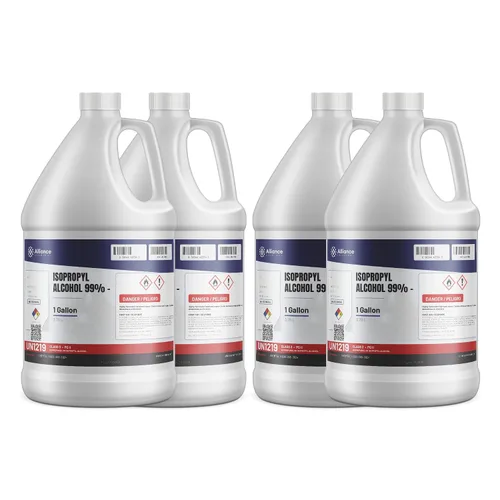 Vista 11 de Alcohol isopropílico 99% - Botella de 1 cuarto de galón - Alcohol concentrado de alta pureza para una limpieza eficaz - Secado rápido, IPA de origen