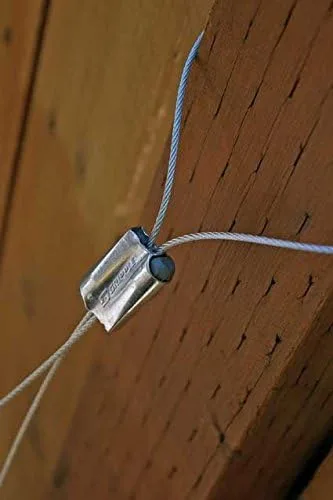 Vista 4 de Globo Luz Kit de suspensión, cable de acero galvanizado, 60 ft., accesorios incluidos