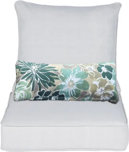 Vista 30 de Aoodor Cojín para Silla al Aire Libre, 55.9 x 61 cm Resistente al Agua, Resistente a la Decoloración, Cojines de Asiento de Patio de Olefina