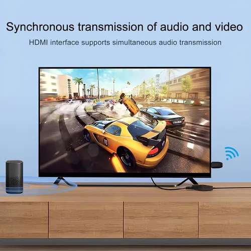 Vista 8 de Transmisor y receptor HDMI inalámbrico 4K, rango de 500 pies/150M, Plug and Play 2.4G/5G Kit de extensor HDMI inalámbrico para transmisión de video