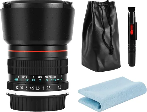 Vista 7 de JINTU 85mm f1,8 Lente de Cámara Manual Fija Prime para Nikon SLR D5600 D3200 D610 D750 D780 D810 D850 D3300 D3500 D5100 D5200 D5300 D7100 D7200 D90