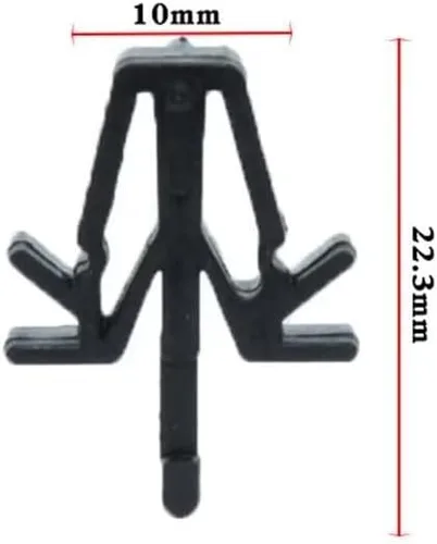 Vista 2 de 50 clips de rejilla 90467-15040 para Toyota Previa Supra Tercel Starlet