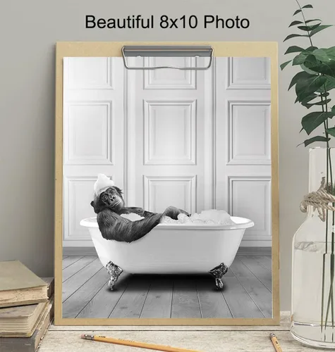 Vista 4 de Divertida decoración de baño para hombres, mujeres, accesorios de baño modernos y bonitos, fotos de baño, decoración de pared de baño, arte de pared