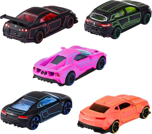 Vista 2 de Majorette - Paquete de regalo de 5 piezas Light Racer