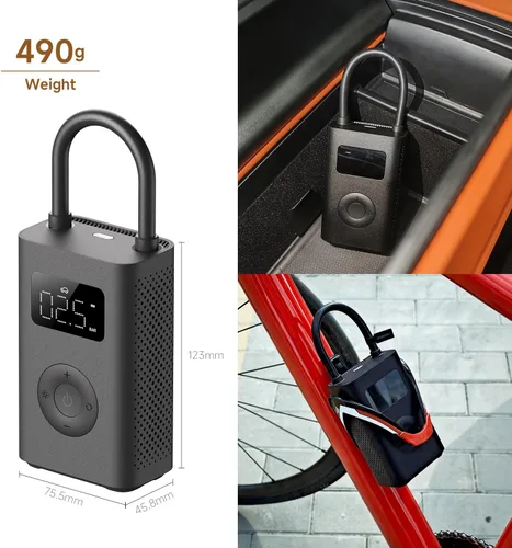 Vista 10 de Xiaomi Compresor de aire eléctrico portátil Mi 2