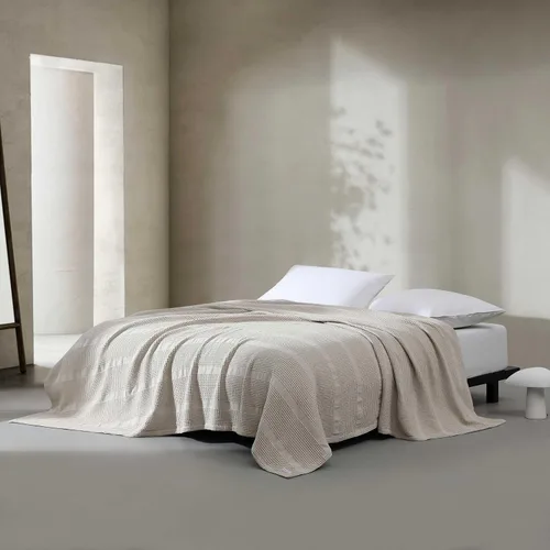 Vista 9 de Calvin Klein - Manta Queen, ropa de cama de algodón suave, manta de cama de peso medio (blanco, Queen)