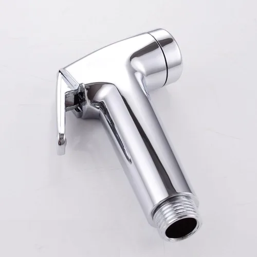 Vista 2 de LikeHome Pulverizador de bidé para paño de inodoro pulverizador de pañal Shattaf de mano Bidé Enjuague Spray Cromo (solo pulverizador)
