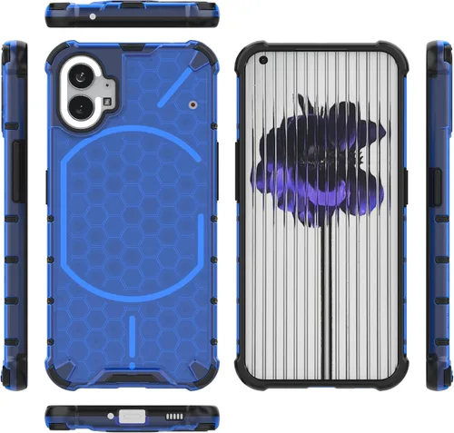 Vista 19 de Funda para Nothing Phone (1) Funda 5G, Funda para Nothing Phone (1) Funda 5G 2 en 1 Funda para teléfono Negro