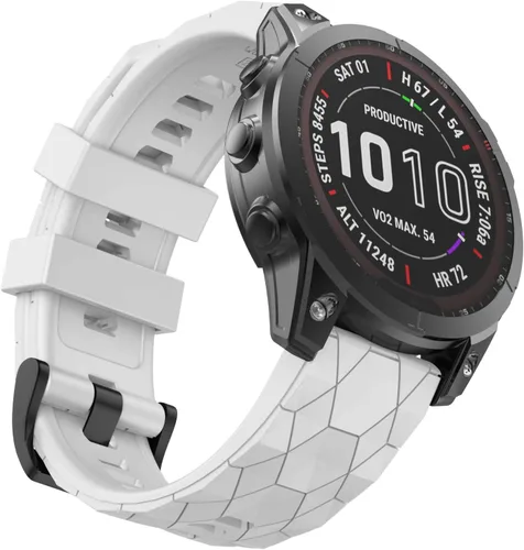Vista 11 de Compatible con Garmin Fenix 7X Band 1.024 in de ancho, correas de reloj suaves de repuesto para Fenix 7X/Fenix 6X/Fenix 6X Pro/Fenix 5X/Fenix 5X