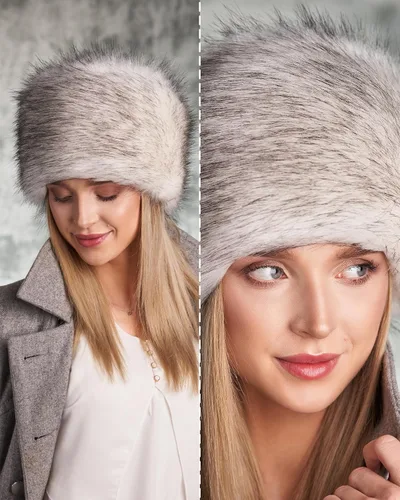 Vista 76 de Futrzane Sombrero clásico cosaco - Sombreros de piel sintética para mujer - Sombrero ruso peludo cálido