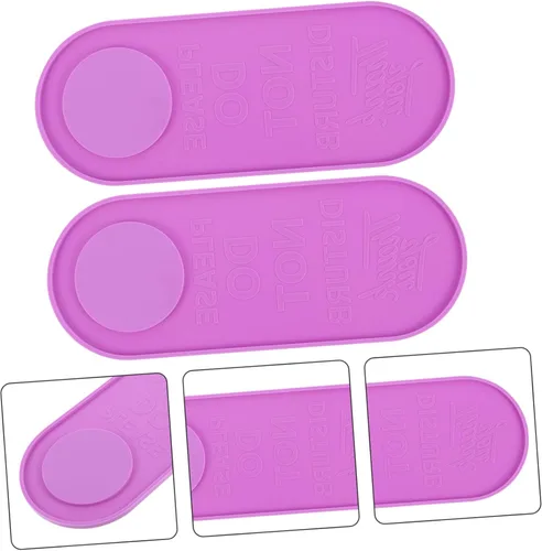 Vista 5 de VILLCASE Moldes de silicona, 2 moldes para manualidades para pomo de puerta, moldura decorativa