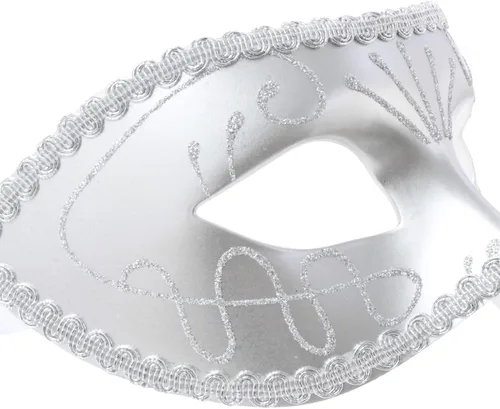 Vista 7 de Máscaras de metal para parejas, máscara veneciana de Halloween, máscara de Mardi Gras, disfraz de fiesta de cosplay, fiesta de boda, máscara