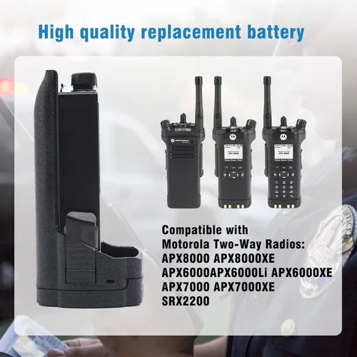 Vista 4 de Batería PMNN4403 para Motorola APX7000 APX6000 APX8000 SRX2200N Radio Batería NNTN8930 Pmnn4486a NNTN7038A NNTN7038B 2650mAh