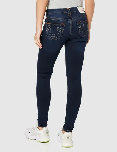 Vista 4 de True Religion Jennie - Jeans ajustados de tiro medio para mujer