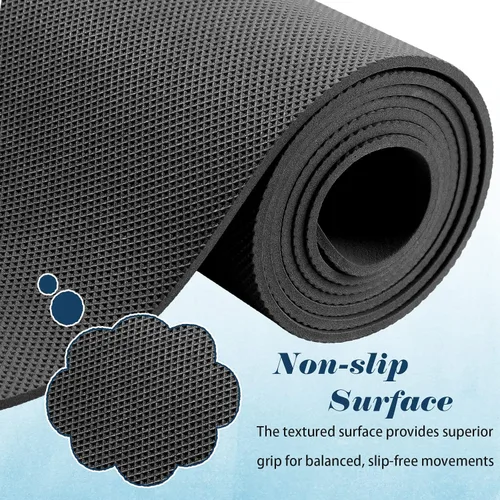 Vista 5 de Paquete de 10 esterillas de yoga a granel, 68' x 24' x 4mm de espesor Esterillas de yoga para niños y adultos, paquete de esterillas de gimnasio
