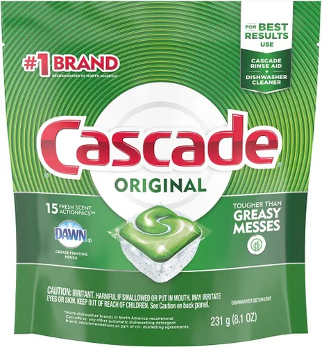 Vista 6 de Cascade 97726PK ActionPacs, aroma fresco, bolsa de 34.5 onzas, 62/bolsa
