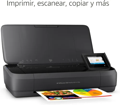 Vista 6 de Impresora móvil todo en uno HP Officejet 250 (cz992 a), Negro