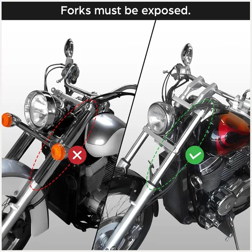 Vista 5 de XFMT Carenado exterior delantero de motocicleta para Harley Touring Road King Softail Dyna Honda Valkyrie Shadow Sukuzi Boulevard Yamaha V-Star