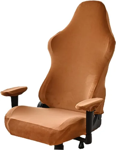 Vista 12 de Zerodeko 1 juego de funda para silla de juegos para computadora de forro polar plateado