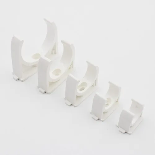 Vista 7 de 50 clips de sujeción de tubería de PVC, soporte de tubo de agua en forma de U, tubos de agua y mangueras de tubo, anillo a presión con parte
