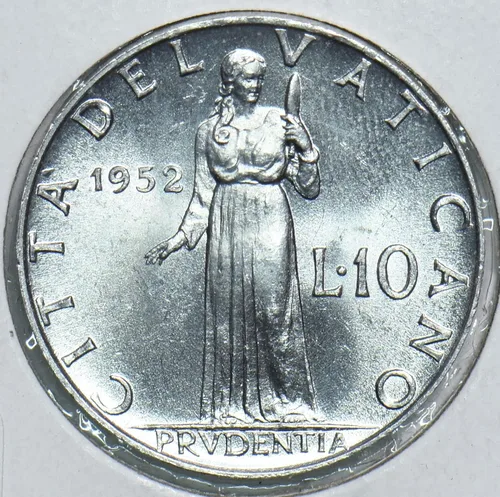 Vista 3 de Collectible Coin Vatican 1952 10 Lire 299006
