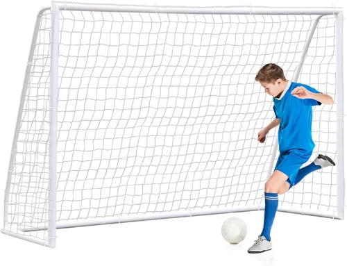 Vista 7 de F2C Red de fútbol para patio trasero, marco de acero para niños, ayuda de entrenamiento de tiro portátil para adultos con bolsa de transporte