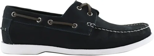 Vista 4 de MJNY - Zapato náutico para hombre casual cómodo de piel auténtica ligero clásico moderno sin cordones transpirable