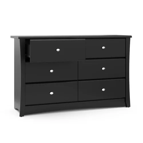 Vista 10 de Cajón de vestidor Stork Craft Crescent 6, Negro