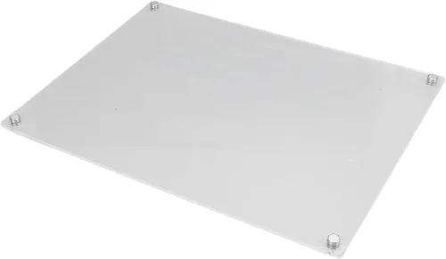 Vista 8 de Calendario semanal para refrigerador, pizarra de borrado en seco de acrílico transparente con 6 marcadores para el hogar, cocina, organización