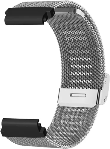 Vista 6 de Correa de reloj de 0.866 in de malla de acero inoxidable ajustable compatible con Amazfit Falcon T REX 2 Ultra