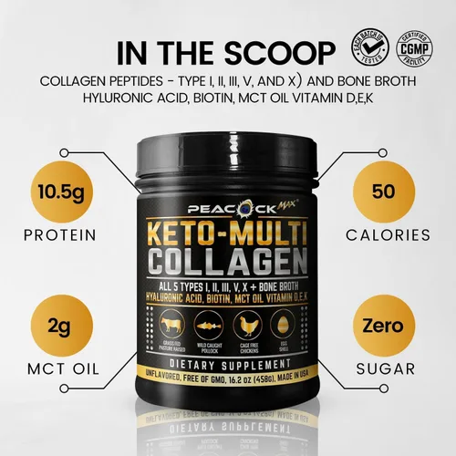 Vista 3 de Keto Collagen Superalimento con MCT