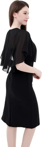 Vista 5 de Capelets de encaje de gasa suave para mujer, chales y envolturas para vestido de noche, boda, capa Bole