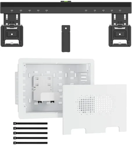 Vista 12 de ynVISION.DESIGN - Soporte de pared para TV ultra delgado para la mayoría de televisores de 32 a 65 pulgadas, compatible con televisores de marco