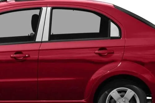 Vista 2 de Poste de pilar para Chevy Aveo Sedan 2009-2011 (acero inoxidable) (4 piezas)