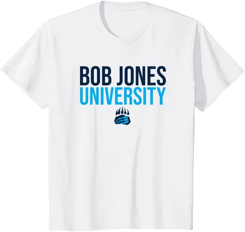 Vista 4 de Bob Jones University Camiseta apilada Bruins, Gris