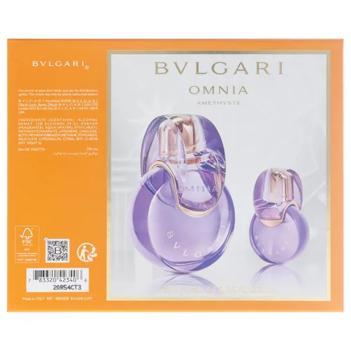 Vista 7 de Omnia Amethyste por Bvlgari para mujer – Juego de regalo de 2 piezas de 3.4 oz EDT Spray, 0.5oz EDT Spray
