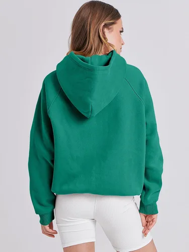 Vista 74 de ANRABESS - Sudaderas con capucha para mujer, sobre talla, de vellón de manga larga, modelo de 2024, para otoño
