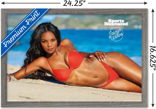 Vista 3 de Trends International Sports Illustrated: Swimsuit Edition - Póster de pared Jasmyn Wilkins 18, 22.4 pulgadas de largo x 14.7 pulgadas, versión