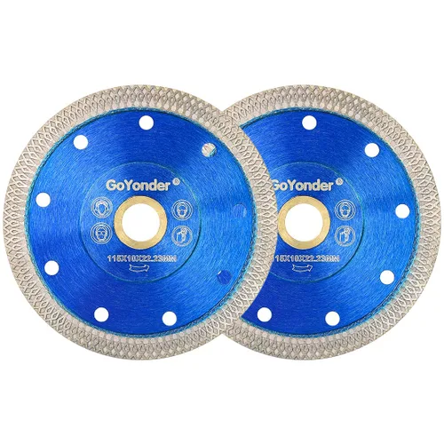 Vista 11 de GoYonder Hoja de Sierra de Diamante Super Delgada de 4" para Amoladora Hoja de Azulejo, Hoja de Sierra de Diamante para Cortar Azulejos de Porcelana