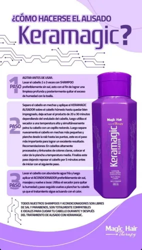 Vista 4 de Champú Magic Hair y acondicionador pilostrong + keratina keramagic (paquete de 3) Magic Hair Shampoo Colombia, Magic Hair Colombia