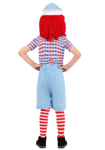 Vista 2 de Disfraz de Raggedy Andy para Niños Pequeños Multicolor